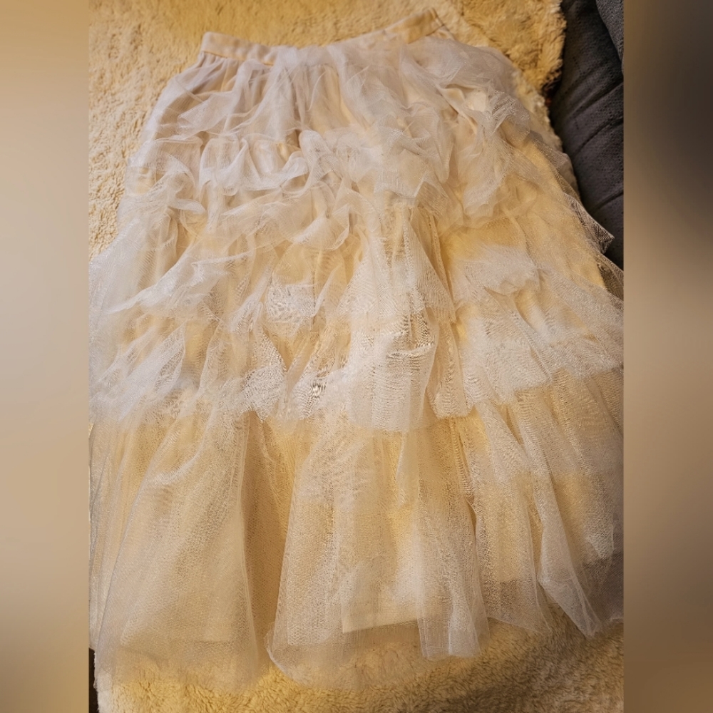 Maniju midi tulle skirt